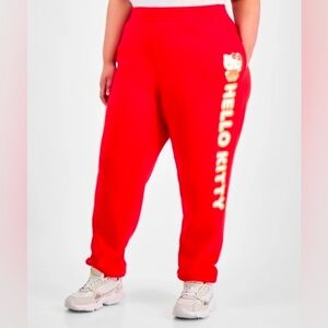 Hello Kitty Vibrant Red Track Pants